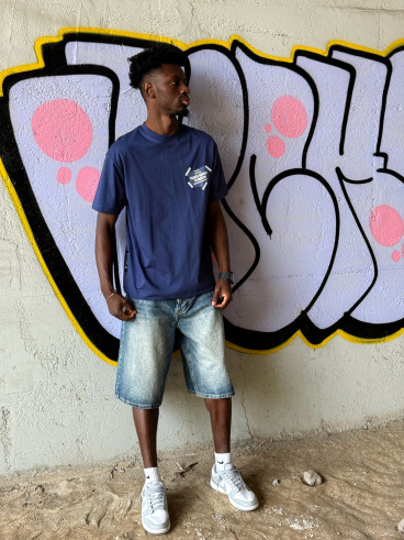 T-shirt Basil - Bleu