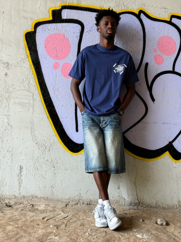 T-shirt Basil - Bleu