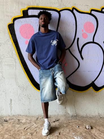 T-shirt Basil - Bleu