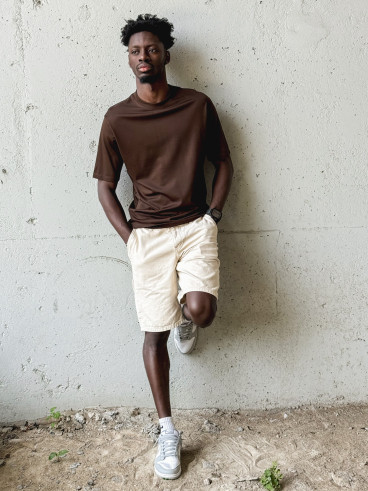 T-shirt Syracuse - Marron