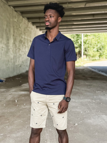 Short à motifs Achille - Beige
