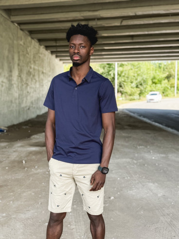 Short à motifs Achille - Beige
