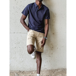 Short à motifs Achille - Beige