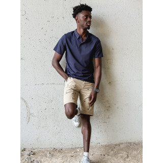 Short à motifs Achille - Beige