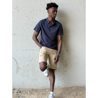 Short à motifs Achille - Beige