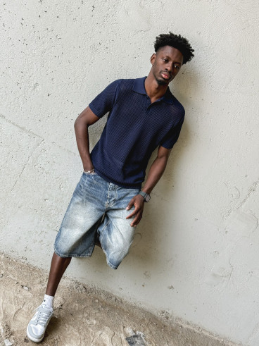 Polo Gabin - Bleu marine