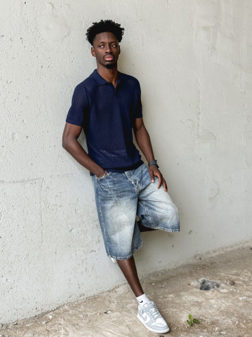 Polo Gabin - Bleu marine