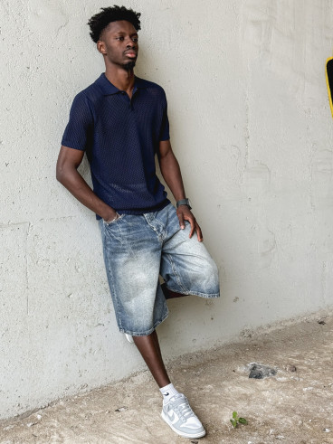 Polo Gabin - Bleu marine