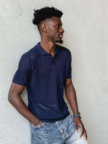 Polo Gabin - Bleu marine