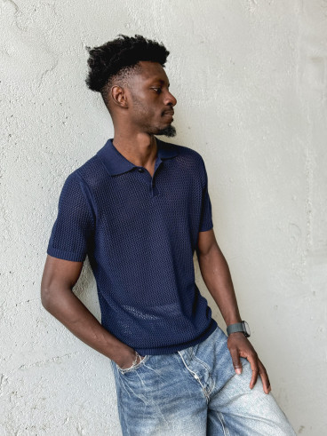 Polo Gabin - Bleu marine