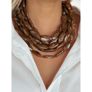 Collier Ashana - Marron