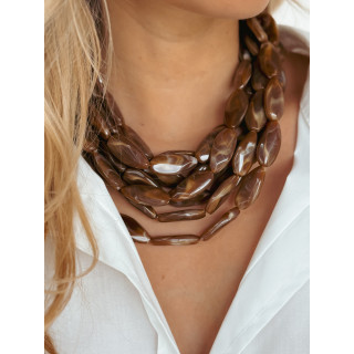 Collier Ashana - Marron