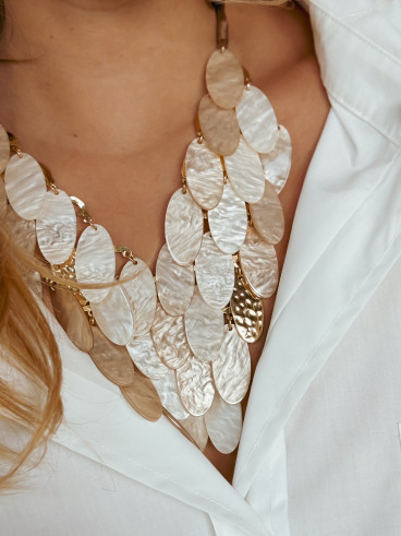 Collier Floraly - Beige