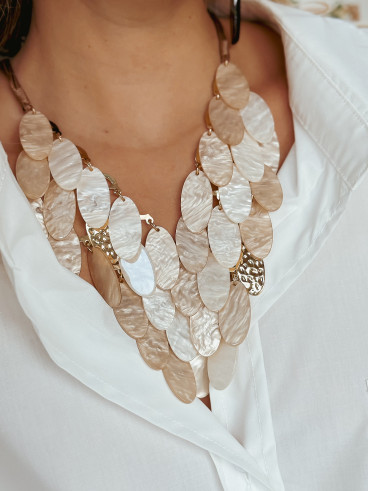 Collier Floraly - Beige