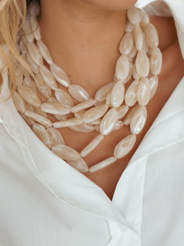 Collier Ashana - Beige