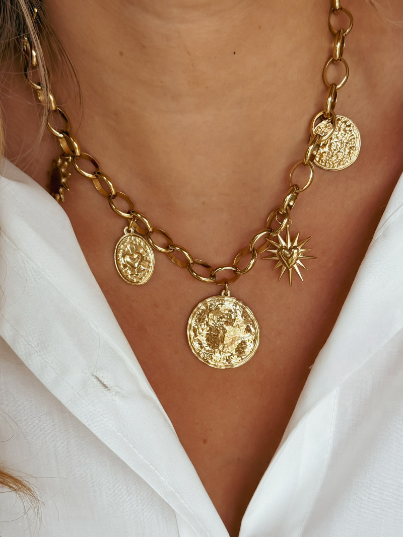 Collier Indonesie - Doré