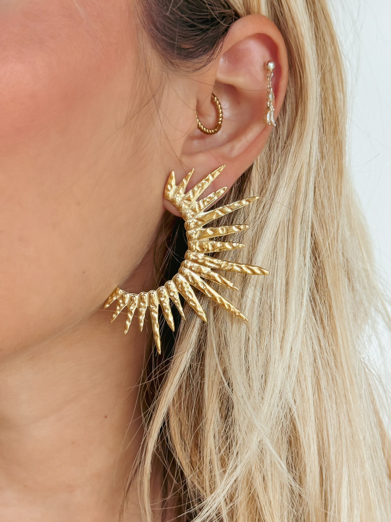 Boucles d'oreilles Arbon - Doré