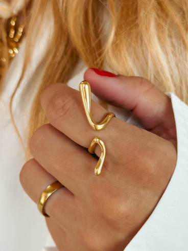 Bague Portugal - Doré