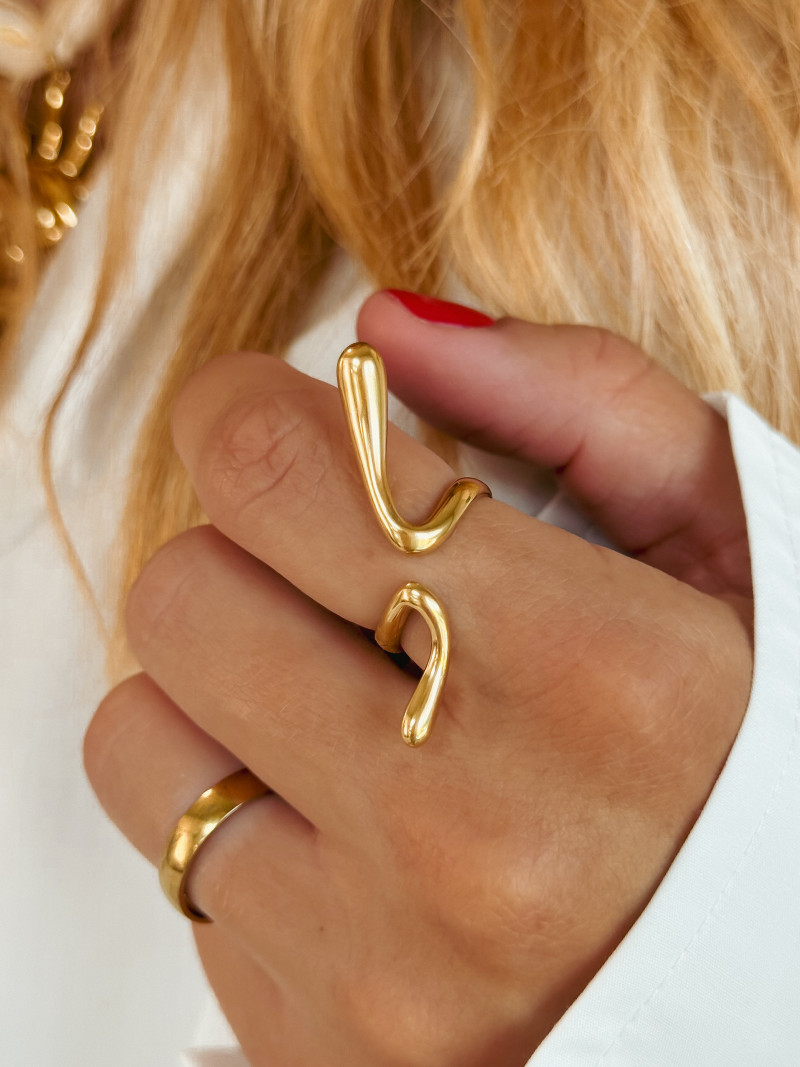 Bague Portugal - Doré