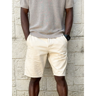 Short en jeans Melvil - Beige