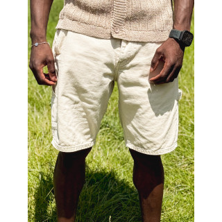 Short en jeans Melvil - Beige