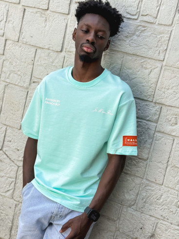 T-shirt French - Vert menthe