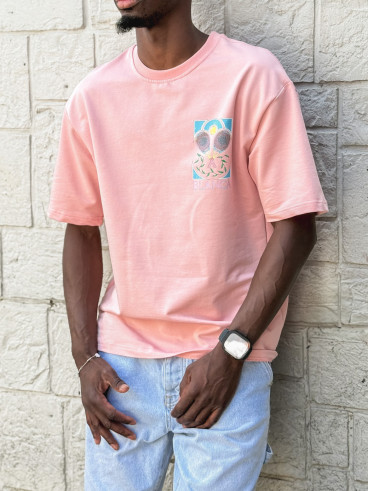 T-shirt 'Tennis' - Rose