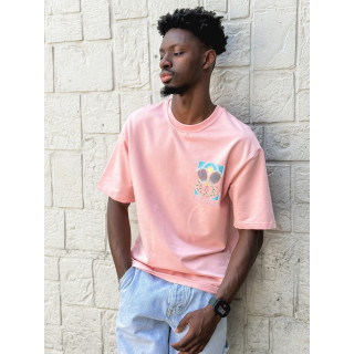 T-shirt 'Tennis' - Rose