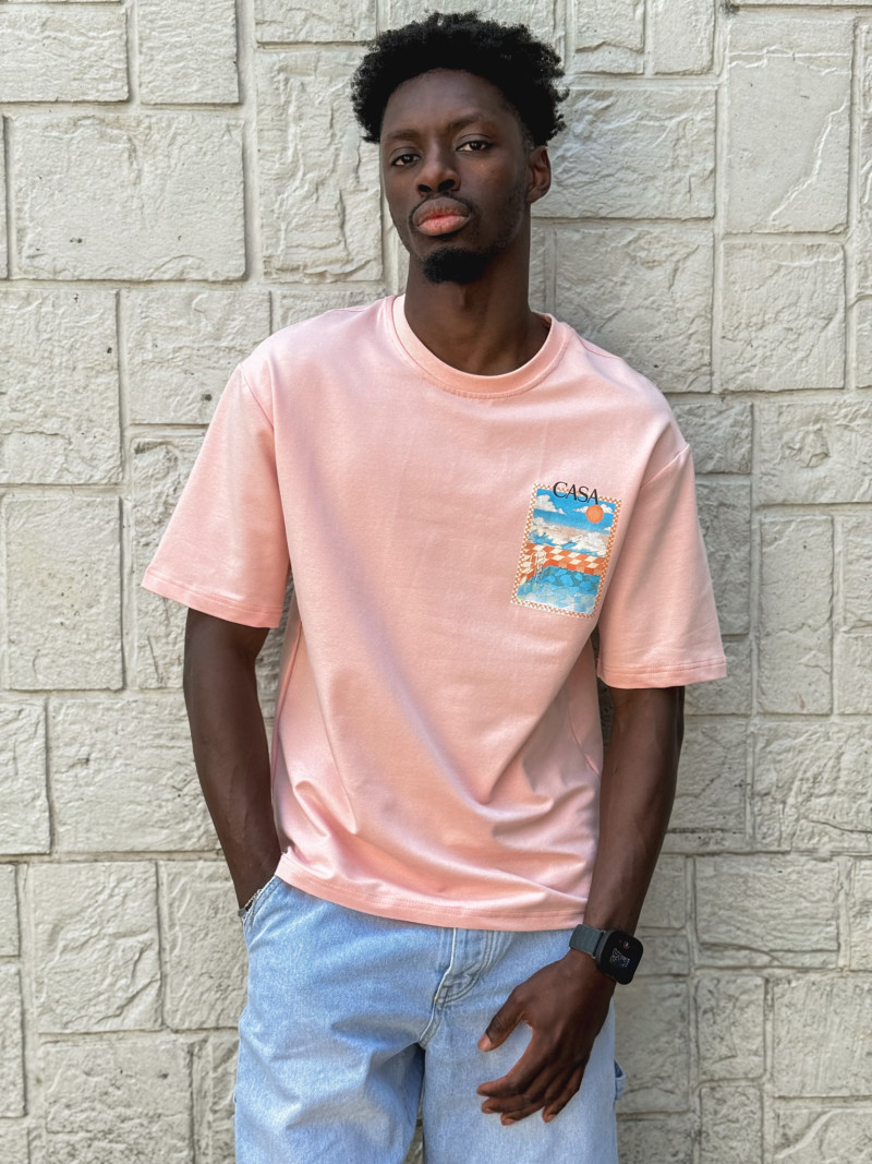 T-shirt 'Casa' - Rose