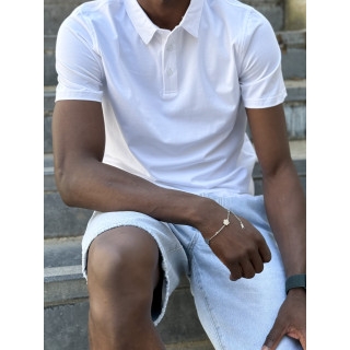 Polo Nino - Blanc