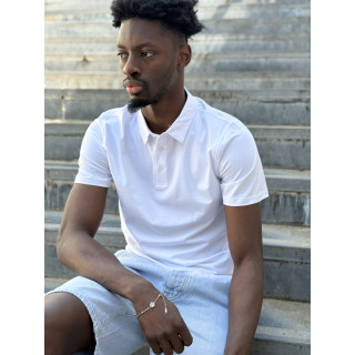 Polo Nino - Blanc