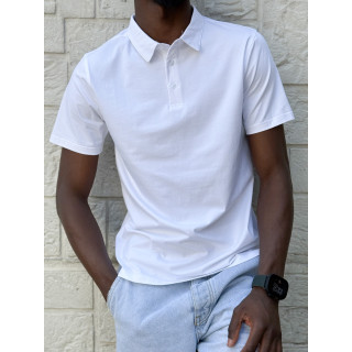 Polo Nino - Blanc