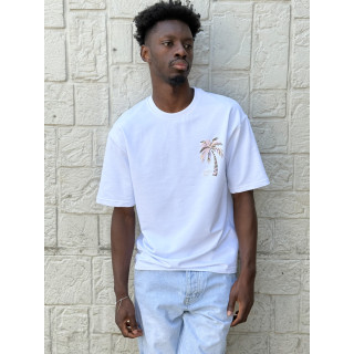 T-shirt 'Golden Day' - Blanc