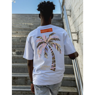 T-shirt 'Golden Day' - Blanc