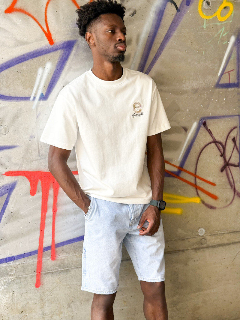 T-shirt Dave - Blanc