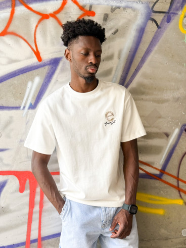 T-shirt Dave - Blanc