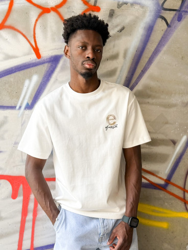 T-shirt Dave - Blanc