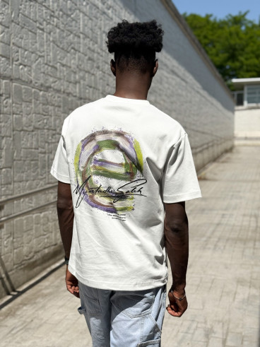 T-shirt Dave - Blanc