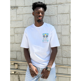 T-shirt 'Tennis' - Blanc