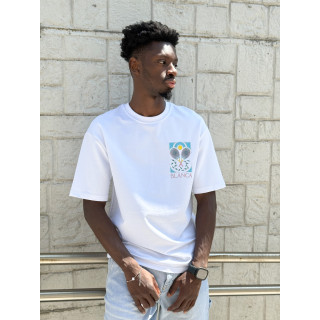 T-shirt 'Tennis' - Blanc