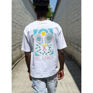 T-shirt 'Tennis' - Blanc