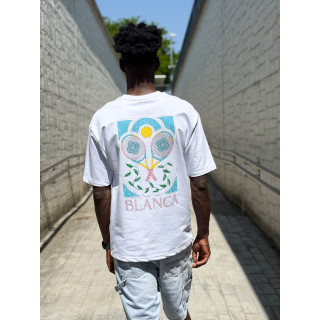 T-shirt 'Tennis' - Blanc