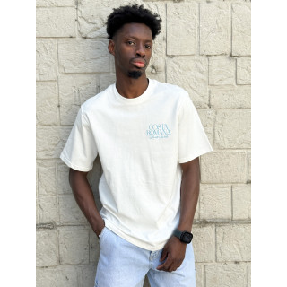 T-shirt Costa romana - Ecru