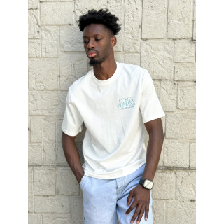 T-shirt Costa romana - Ecru