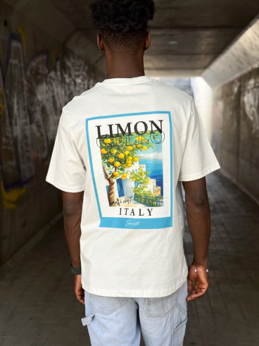 T-shirt Costa romana - Ecru