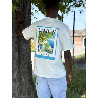 T-shirt Costa romana - Ecru