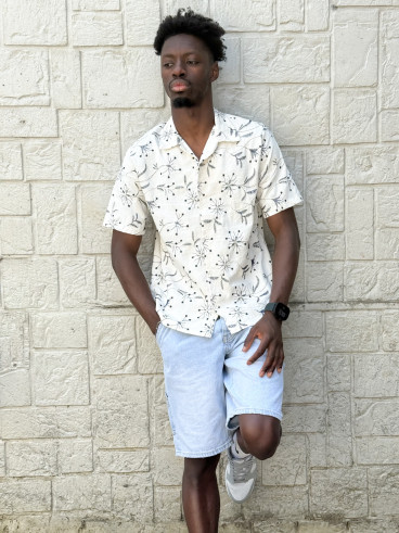 Short en jeans Melvil - Bleu