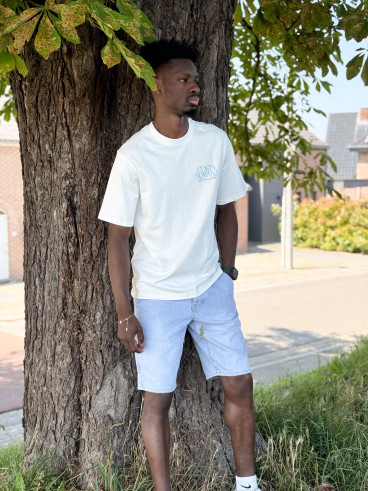 Short en jeans Melvil - Bleu