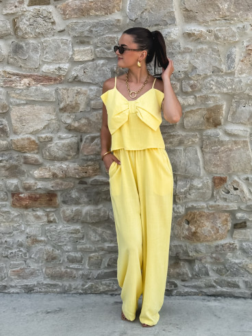 Combinaison pantalon Alayna - Jaune