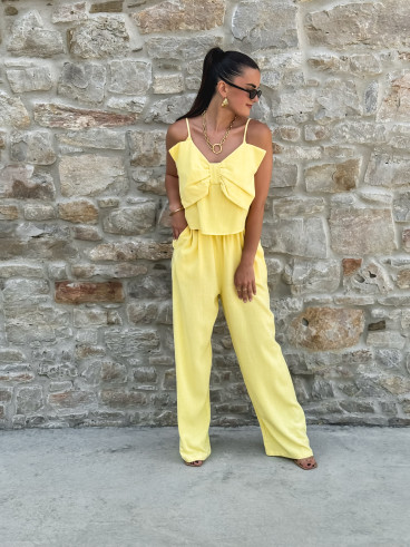 Combinaison pantalon Alayna - Jaune